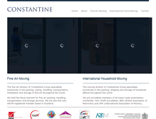 Tablet Screenshot of constantinemoving.com